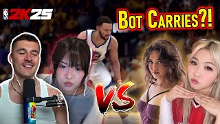 Information [2 Cams] Team Ludwig & Kkatamina vs Valkyrae's Squad in NBA 2K Showdown Update