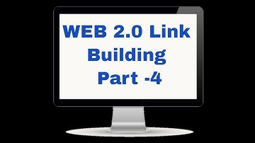 Web 2.0 Link Building  Bangla Tutorial || SEO Lesson- 27 | Part- 4