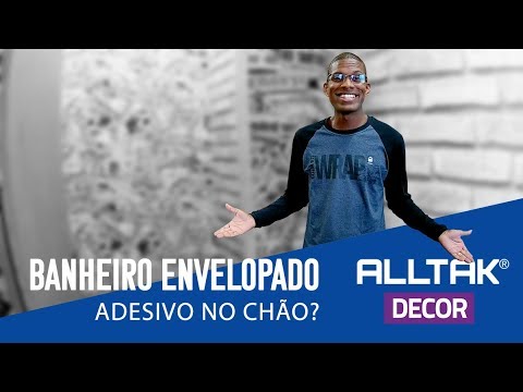 ENVELOPAMOS UM BANHEIRO INTEIRO | DICA DE DECORAÇÃO | ADESIVO NO CHÃO ENVELOPAMOS UM BANHEIRO INTEIRO | DICA DE DECORAÇÃO | ADESIVO NO CHÃO