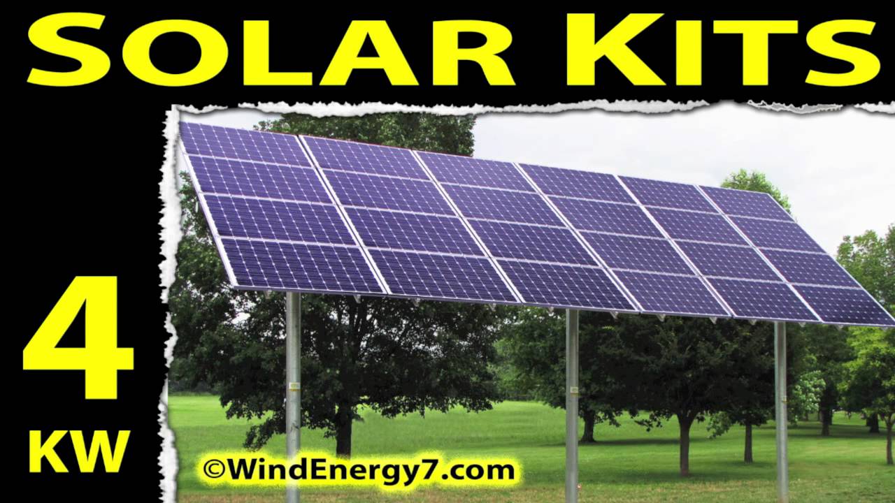 Solar Panel Kits - Solar Panel Kit - YouTube