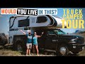 Full Time Couple's NuCamp Cirrus 920 Truck Camper TOUR | RV Living