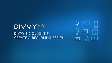 [OUTDATED] DivvyHQ 3.0 Quick Tip: Creating a Recurring Series