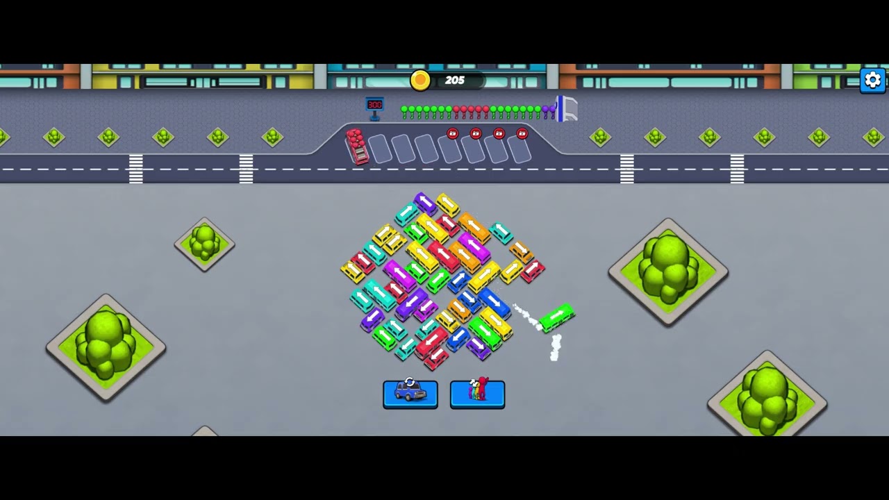 Остановка автобуса на стоянке - Часть 2