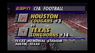 1990 #3 Houston @ #14 Texas No Huddle