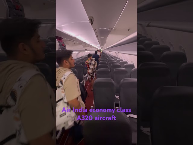 Air India economy class A320 aircraft new