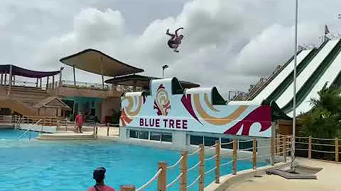 Blue tree slip n fly slide in Phuket Thailand!