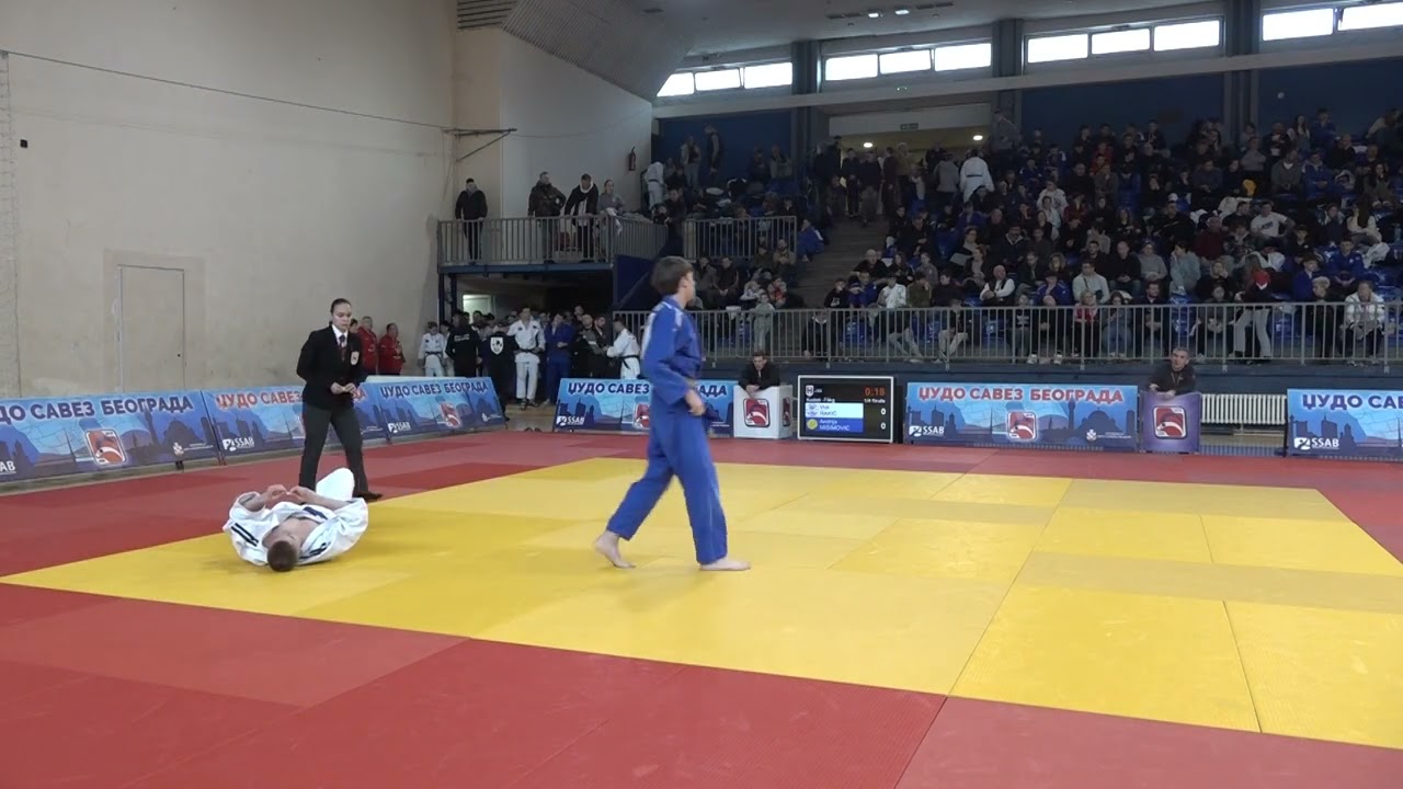 Vuk Rakić NBG Andrija Misimović MAK 0:1 -73kg #PrvenstvoBeogradaKadeti2026