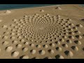 Pyramids of Sand and Light - Large scale art work, Abu Dhabi