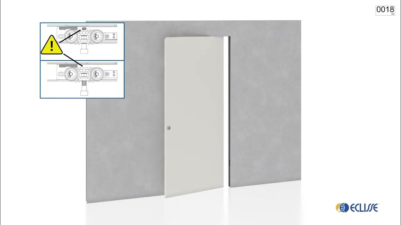 Installation of ECLISSE BIAS DS soft close on a pocket door system