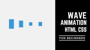Music wave animation using HTML and CSS