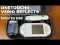 Check blood sugar with onetouch verio reflect meter