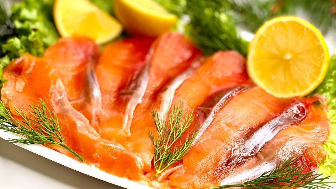 Как вкусно посолить красную рыбу. Идеальный рецепт - YouTube