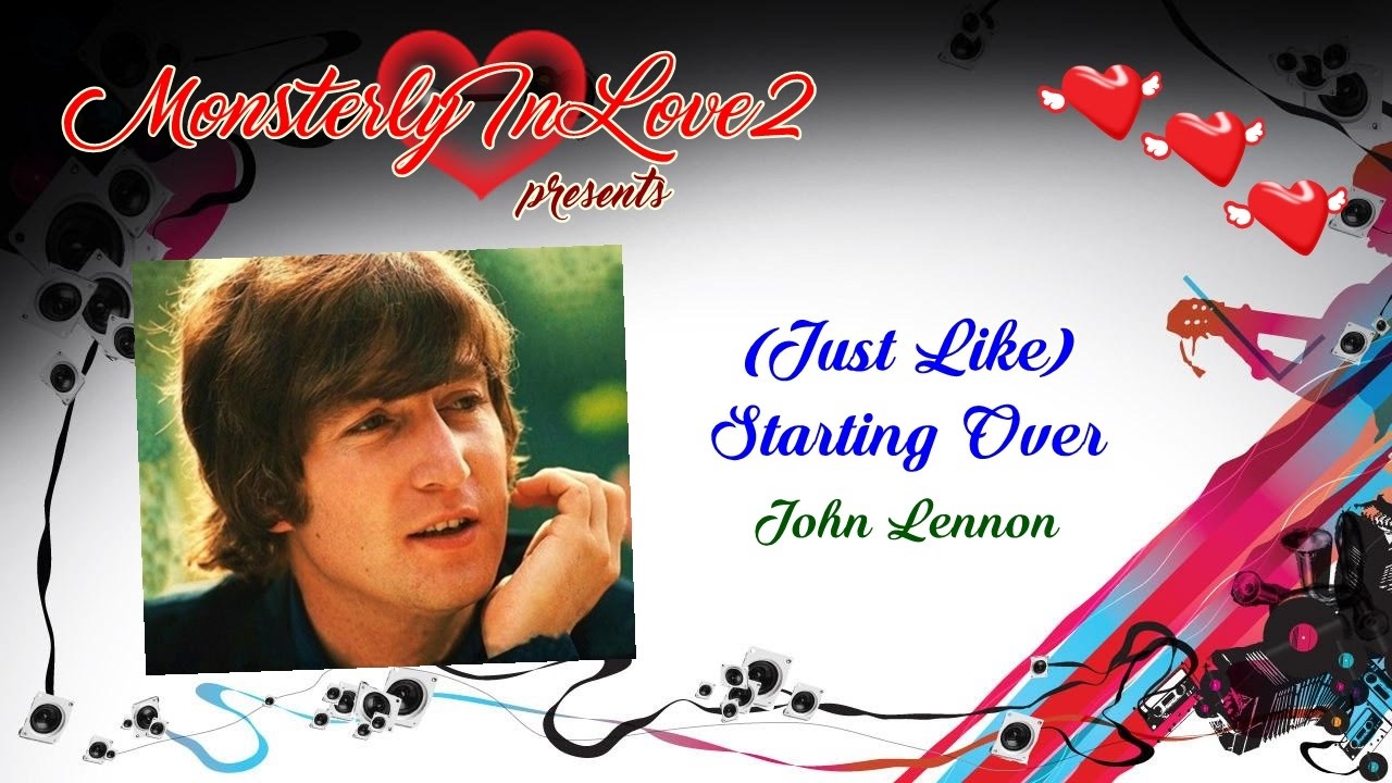 Джон Леннон Стартинг овер. Джон Леннон лайк. John Lennon - (just like) starting over. John Lennon - (just like) starting over CD.