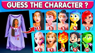 🔥 Guess the Character by Item | Princess Disney, Wish Asha, Disney Character, Inside out 2