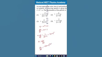 KINEMATICS PYQs Class 11 | NEET 2025 Physics Solved in Tami #neetpyqs