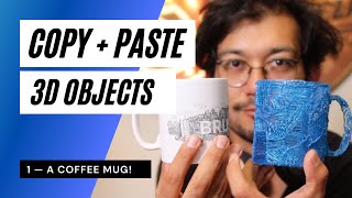 Celebrity 3D pen | Copy and Paste Real Objects — Cloning a Coffee Mug in 3D Profile