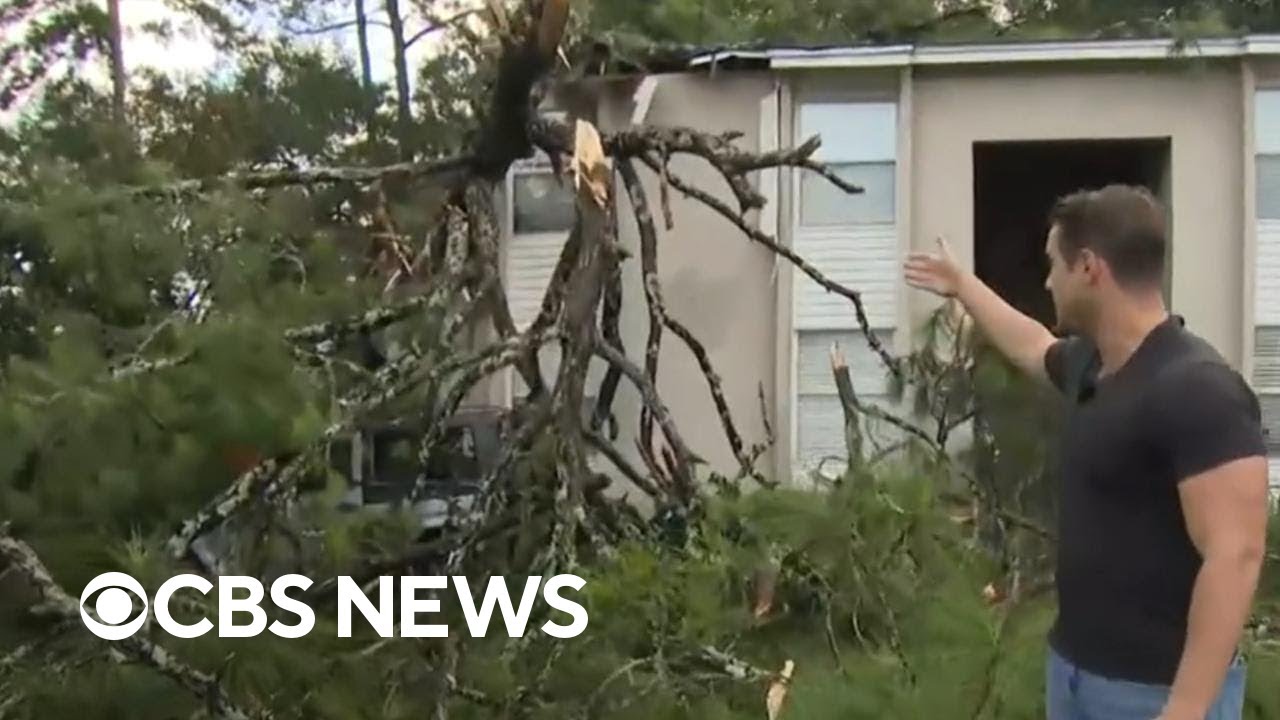 ⁣Hurricane Helene pounds Florida, FEMA administrator on recovery