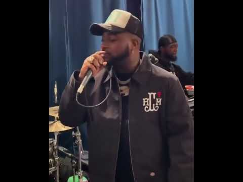 Davido rehearsing ahead