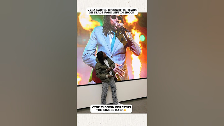 Vybz Kartel was moved to tears while performing #vybzkartel #shorts
