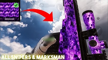 AETHER CRYSTAL ON ALL SNIPERS & MARKSMAN RIFLES! COD Mobile (Road to all Aether) Part III