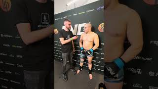Jivko Stoimenov nakon pobjede u Ljubljani #mma #fnc #victory #fighter #topfightingzone