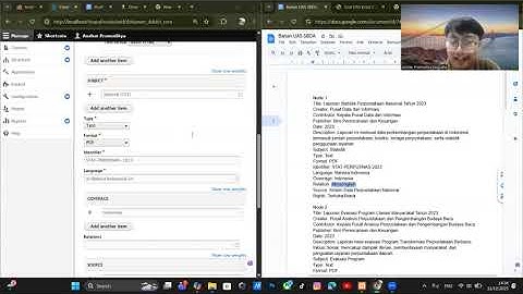 Pembuatan Content Type di Drupal Berdasarkan 15 Elemen Dublin Core