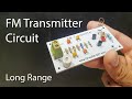 Fm radio transmitter circuit  electronics projects