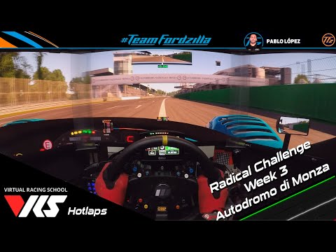 VRS HOTLAPS - Radical Racing Challenge - Week 3 - Autodromo di Monza POV 1:43.812