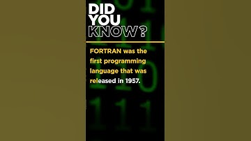 FORTRAN - The First Programming Language | Introduction to FORTRAN In 1 Minute| #Shorts |Simplilearn
