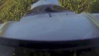 Hobby Zone RC plane Super Cub. Turn stall crashes x2 caught on Go Pro Hero Black