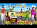      magical panipuri machine story  3d animated hindi moral stories  maa maa tv