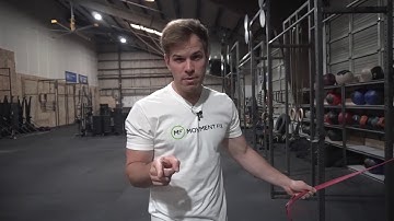 Standing Banded Row for Shoulder External Rotation and Extension