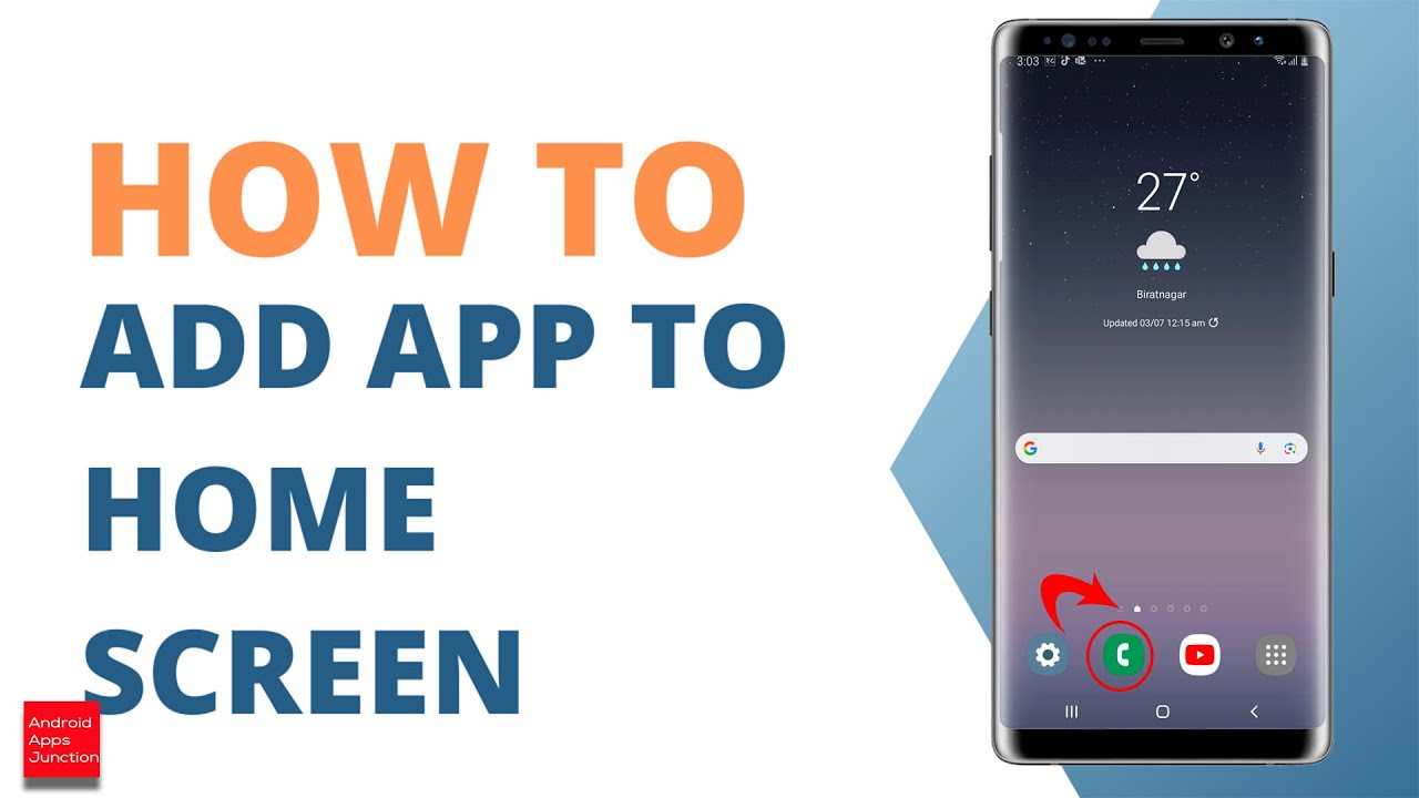 How To Add App To Home Screen 2023 YouTube