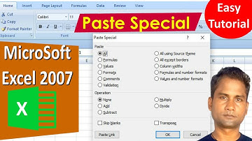 Microsoft Paste Special | Paste Special Option in Excel | How to Use Paste Special in Excel | Excel|