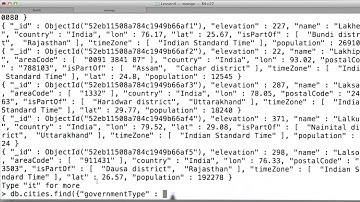 Exists - Data Wranging with MongoDB