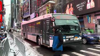 MTA MaBSTOA: 2015 NovaBus LFS #8265 M42 Bus (Snow Loan)