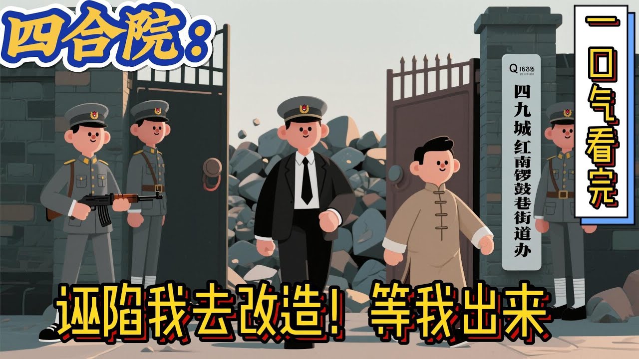 🔥完结！💥独家！《四合院：诬陷我去改造！等我出来》一九六一年，蓟县劳动改造所大门缓缓打开。两人从里面走出，身后的大门也是重新关上，仿佛从未打开过一样。#穿越#有声漫画#无敌#四合院 #电视剧
