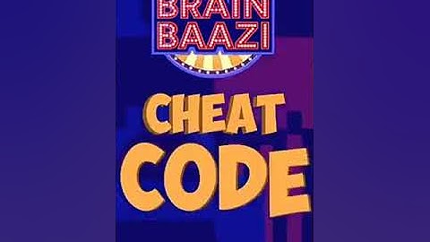 Brain Baazi cheat code for 13 June 2018 at 1 pm