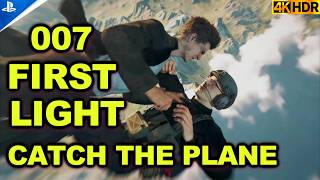 007 First Light - Catch The Plane (Uncharted Style Action Gameplay) | Main Mission | PS5 | 4K HDR