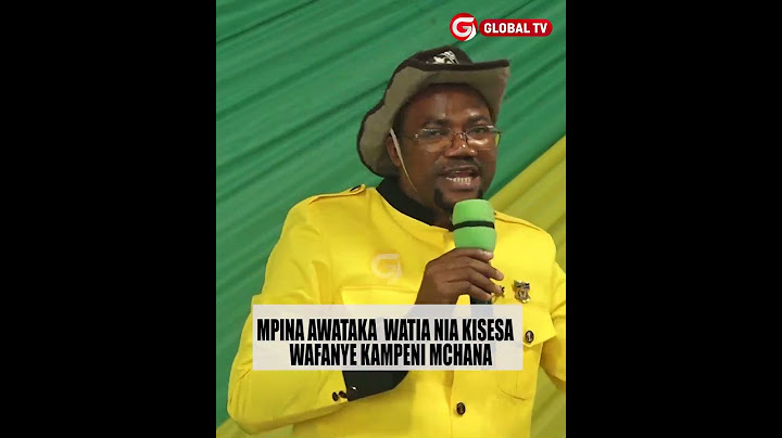MPINA APINGA KAMPENI ZA USIKU KWA WATIA NIA KISESA #globaltv #shortsvideo #trending