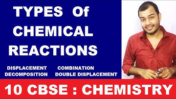 Chemical Reactions and Equations 10  CBSE || Types Of Chemical Reactions ||