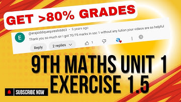 9th Maths Unit 1 Exercise 1.5 Matrices and Determinants