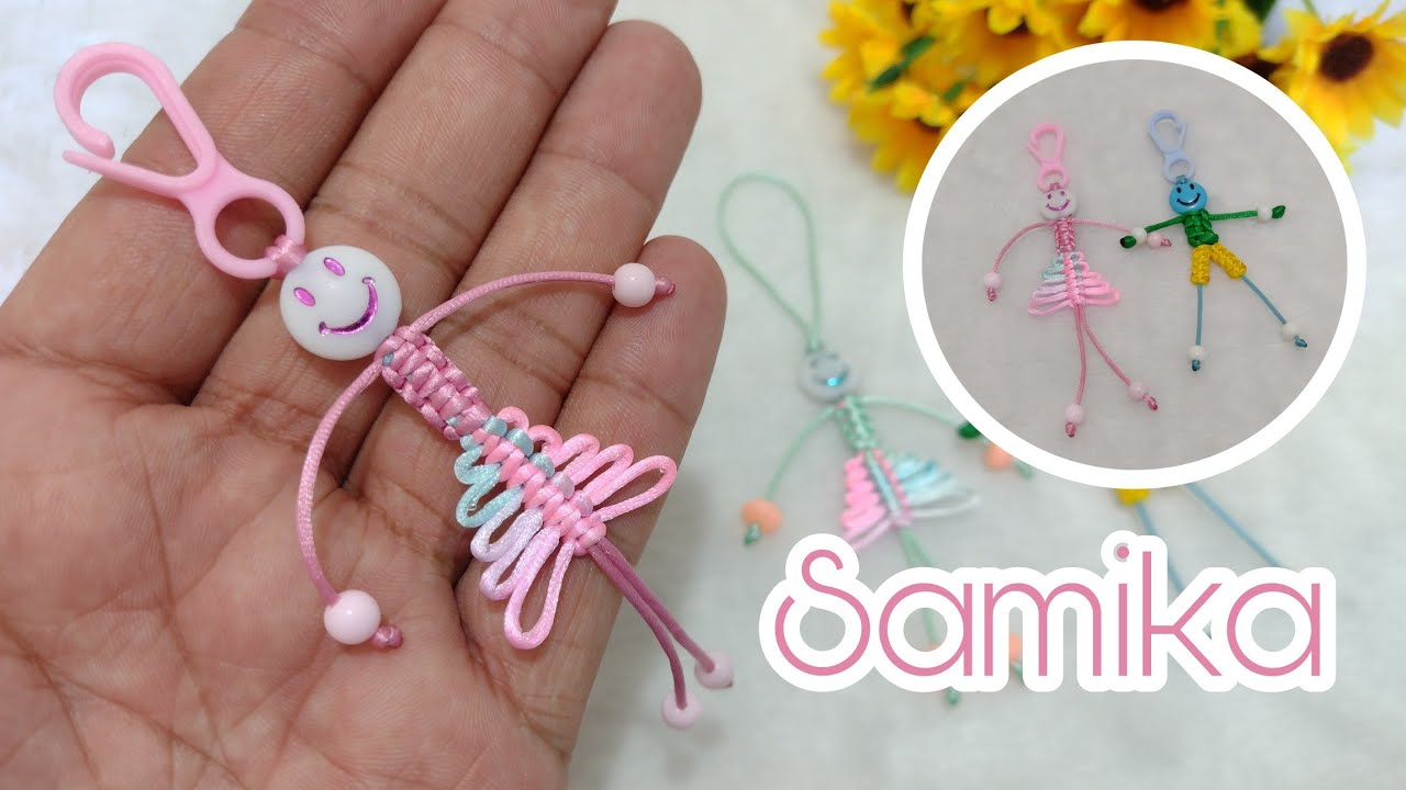 CHAVEIRO DE MACRAMÊ SAMIKA | VERSÃO FEMININA DO SAMUKA | @CiceroAlencar