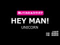 UNICORNの「HEY MAN!」を弾いてみてカラオケ風にしてみた