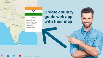 Create Guide country app with Map| rest api |google map  | codeflix