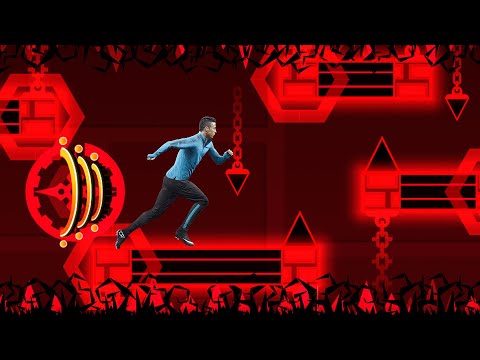 Cristiano Ronaldo Siuuu plays Bloodbath | Geometry Dash