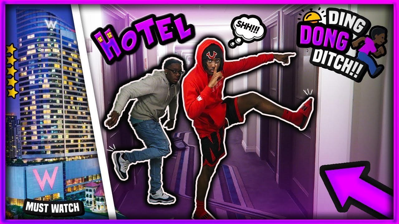 Hotel Ding Dong Ditch PRANK Pt 3  **5-STAR HOTELS**