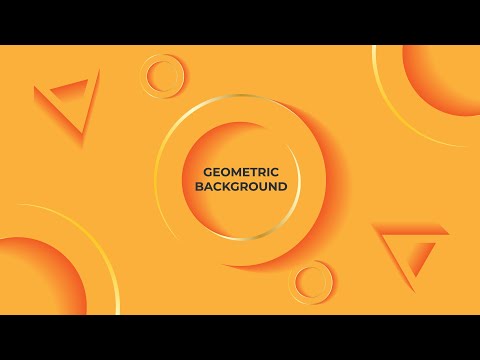 How to Make 3D Geometric Abstract Background Adobe Illustrator | Background Design Illustrator
