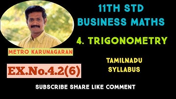 11th Std BM Ex.4.2(6) If cotA=1/2, secB=-5/3 where π less than A less than 3π/2 and π/2 less than