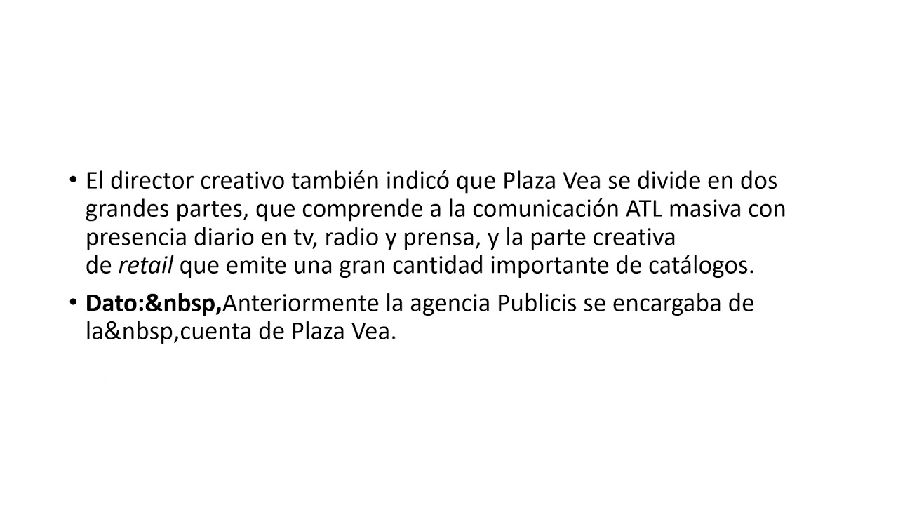 Plaza Vea y Fahrenheit DDB